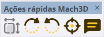 Barra de acoes rapidas do Mach3DS