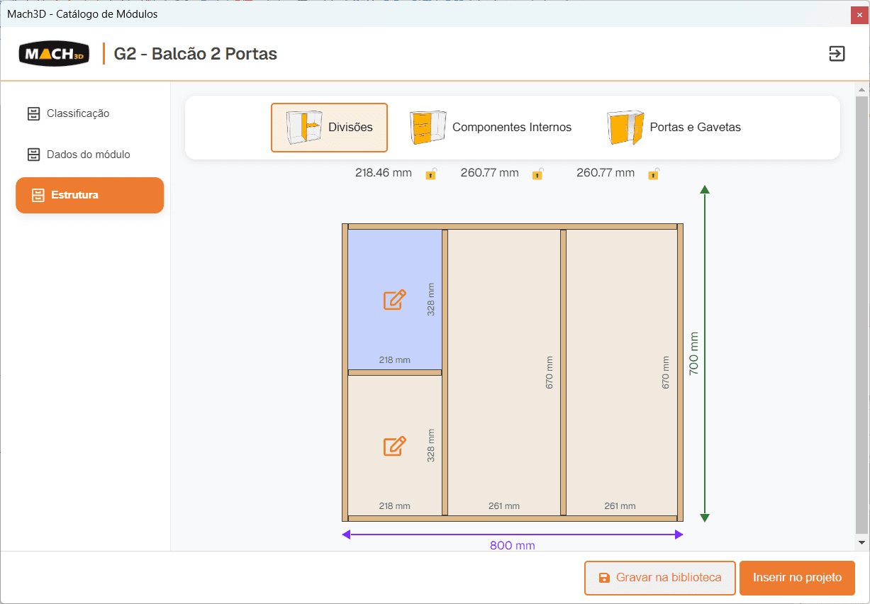 Estrutura Mach3D